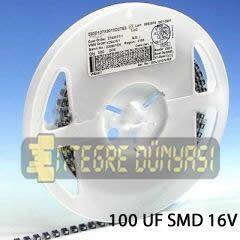 100UF SMD 16V 1000 Adet - 1