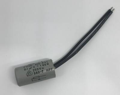 100NF 250V Motor Kondansatör 2 Kablo Silindir - 1