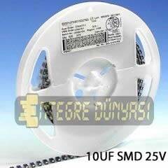 10UF SMD 25V 2000 Adet - 1