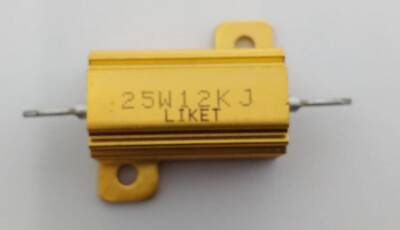 12K 25W %5 Alüminyum Direnç - 1