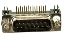 15 Pin Erkek D-Sub Konnektör - 90C / 90 Derece - 1