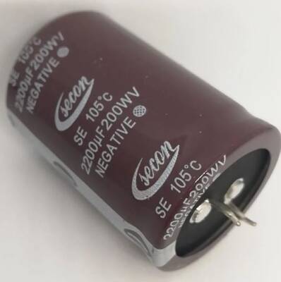 2200UF 200V Snap Kondansatör 105C 35x45 - 1
