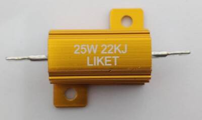22K 25W %5 Alüminyum Direnç - 1