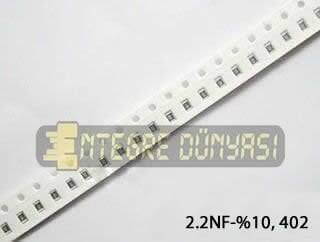 2.2NF %10 X7R Smd Kondansatör 402 10000 Adet - 1