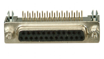 25 Pin Dişi D-Sub Konnektör - 90C / 90 Derece - 1