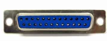 25 Pin Lehim Tip Dişi D-Sub Konnektör - 1