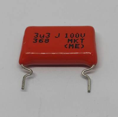 3.3UF 100V Damla Tipi Polyester Kondansatör DC %5 RM:22.5-20 MKT - 1