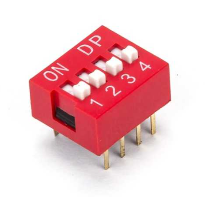 4 Pin Dip Switch - 1