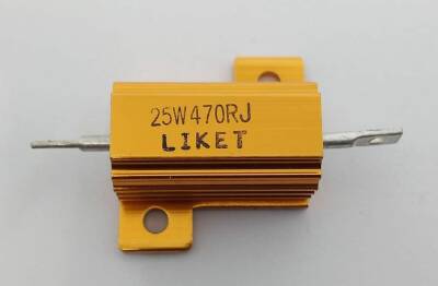 470R 25W %5 Alüminyum Direnç - 1