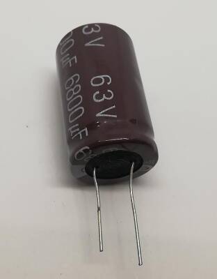 6800uf 63V Elektrolitik Kondansatör 105C Radial 25x40 - 1