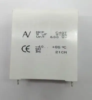 9UF 600V 2 PİN MKP Polyester Kondansatör %5 RM:37.5mm - 1