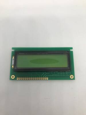 2X16 Lcd Ekran Yeşil PIN ALTTA SOL BACKLIGHT ACM1602B-FL-YBH - 1