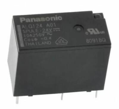 ALQ124A01 RELAY POWER 10A 24VDC 1FormC PANASONIC Röle - 1