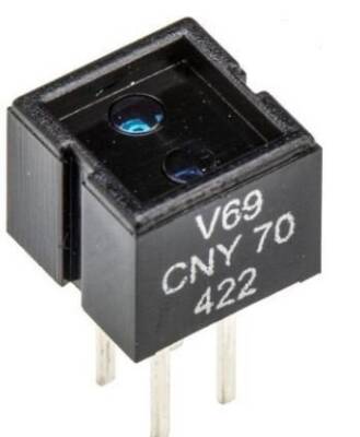 CNY70 Transistör Çıkışlı Yansıyan Işık Detektörü Optokuplör Entegresi - 1