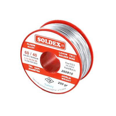 Soldex - 1.2 mm - 200 gr Lehim Teli - 1