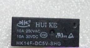 HK14F-DC5V-SHG 5V 10A Tek Kontak Röle - 1