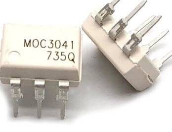 MOC3041 DIP-6 Triac Çıkışlı Optokuplör Entegresi - 1