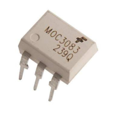 MOC3083 DIP-6 Triac Çıkışlı Optokuplör Entegresi - 1