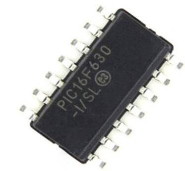 PIC16F630 I/SL SMD SOIC-14 8-Bit 20 MHz Entegre - 1