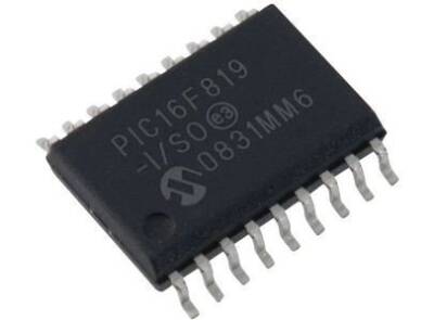PIC16F819 I/SO SMD SOIC-18 8-Bit 20 MHz Mikroişlemci - 1