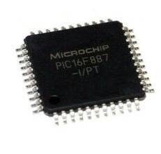 PIC16F887 I/PT SMD TQFP-44 8-Bit 20 MHz Mikroişlemci - 1