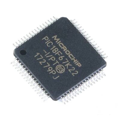 PIC18F67K22-I/PT SMD 8-Bit 64MHz Mikroişlemci TQFP-64 - 1