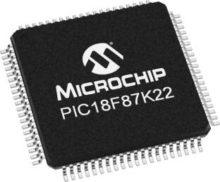 PIC18F87K22-I/PT SMD 8-Bit 64MHz Mikroişlemci Entegre - 1