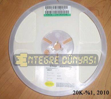 20K 2010 Smd Direnç 1/2W %1 4000 Adet - 1