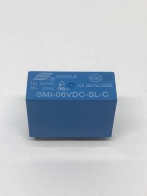 6V Finder Tipi Tek Kontak SMI-06VDC-SL-C 10A - 1