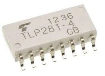 TLP281-4 SMD SOIC-16 Transistör Çıkışlı Optokuplör Entegresi - 1